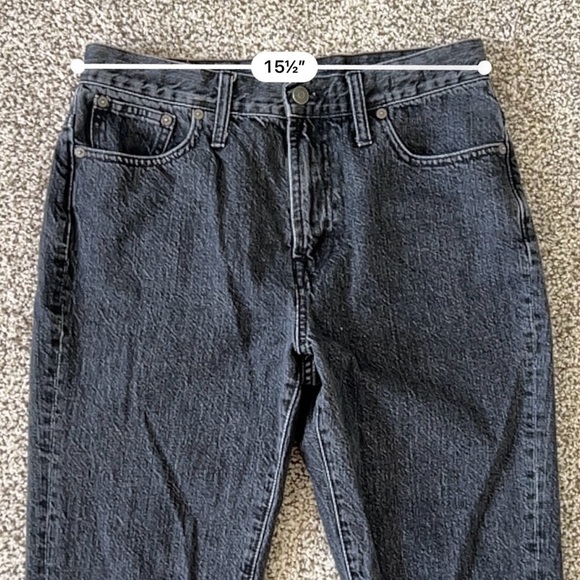 Madewell The Perfect Vintage Jean - Straight Leg - Rockstone Wash - Size 30 - Picture 12 of 13